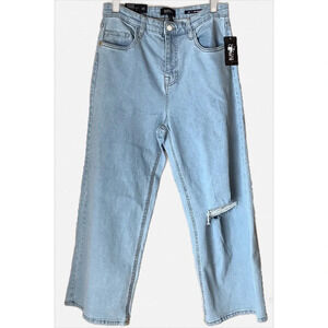 BUFFALO DAVID BITTON Iris High Rise Wide Leg Jeans Size 28